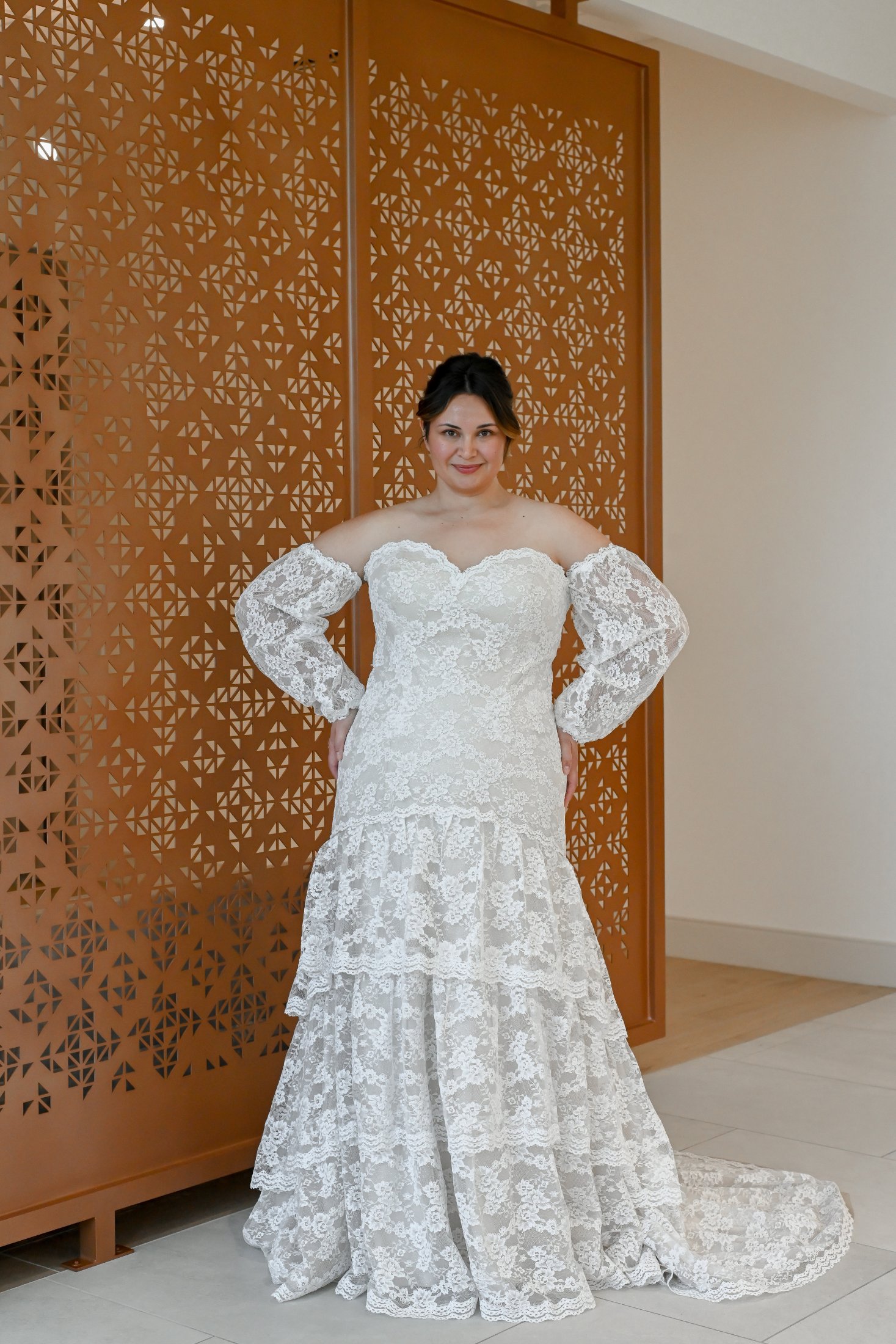 London — Dress + Sleeves bridal gown