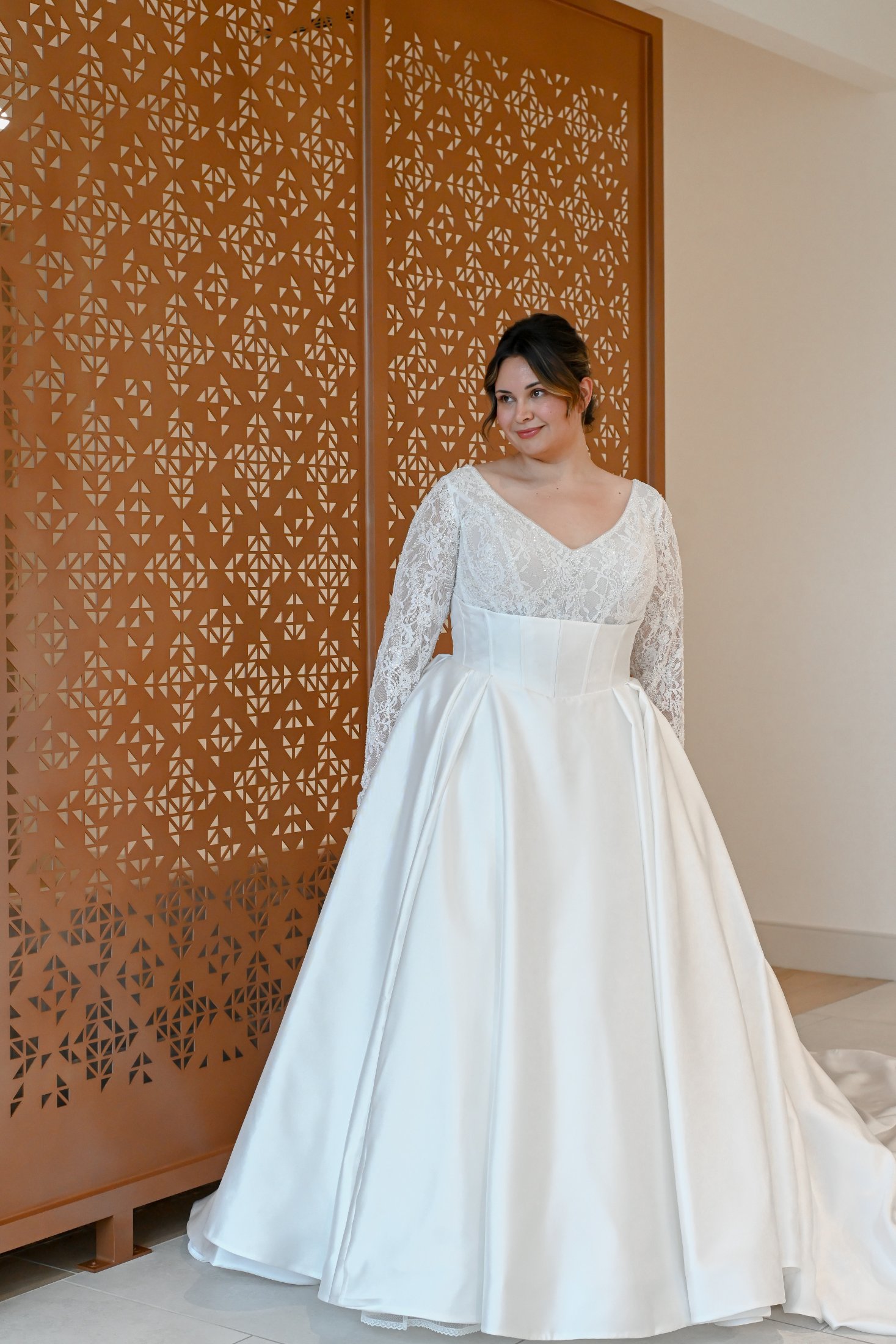 Tatiana — Dress + Overskirt bridal gown